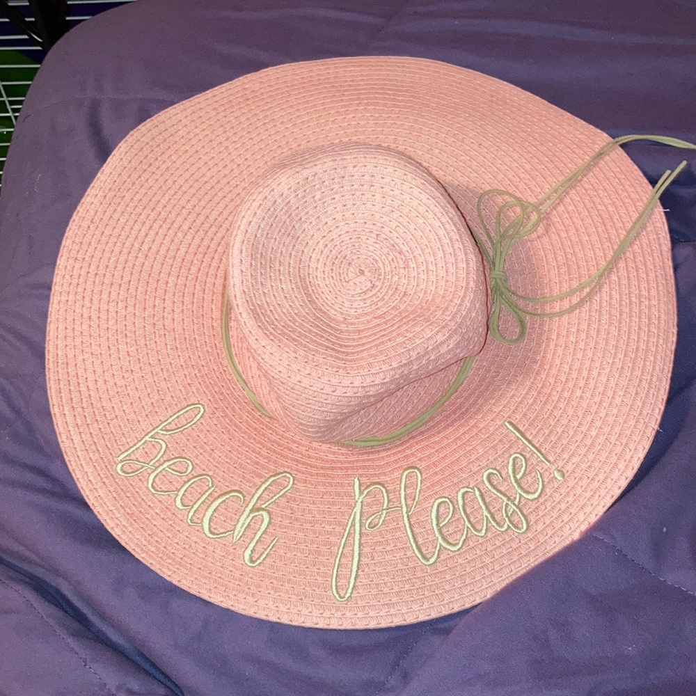 BEACH PLEASE FLOPPY HAT